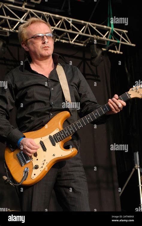 Andy Gill Of Gang Of Four Performs On Stage During Azkena Rock Festival