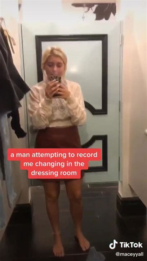 Woman Shows How Man Tried To Secretly Film Her In Changing Room As Warning To Others