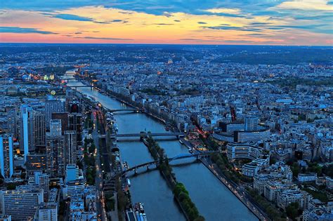 Paris Skyline At Night Photograph By Navin Mistry