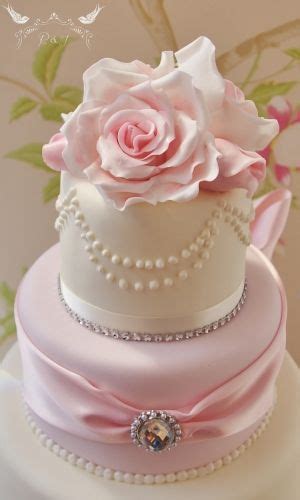 For inquiries please fill out our romeo and juliet form and we will get back to you with a tailored proposal for your event. Romeo & Juliet Cakes - Francesca ivory and pink wedding cake with pink sugar roses and pearl ...