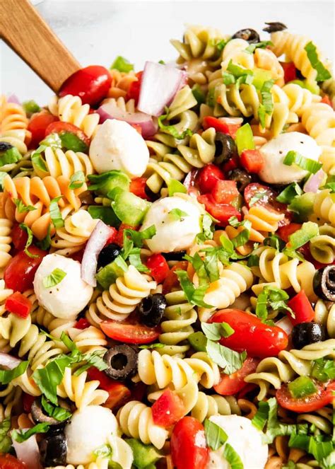Easy Pasta Salad Recipe With Italian Dressing I Heart Naptime