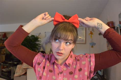 Kikis Delivery Service Hair Bow Big Anime Hair Bow 3 Steps With