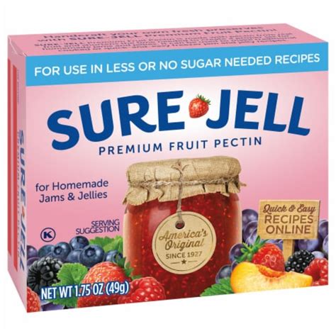 Sure Jell Premium Fruit Pectin For Less Or No Sugar Needed Recipes 1