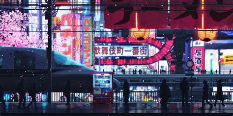 Japanese City Aesthetic Wallpaper 4k Japan Night Town