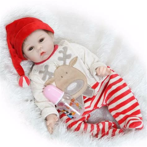 22 Poupée Reborn Babies Avec Rouge Dessin Animé Elf Vêtements Poupées