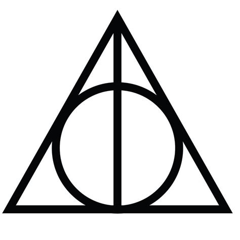 Deathly Hallows Symbol Wall Decal Shop Decals From Dana Decals