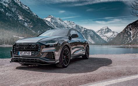 Download Wallpapers Abt Tuning Audi Q8 4k 2019 Cars Road Suvs