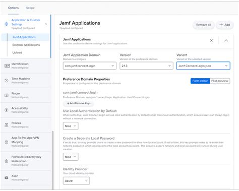 creating a jamf connect configuration profile using jamf pro customizing the jamf pro