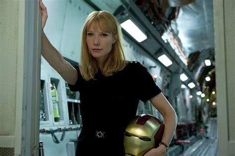 Tapeta Iron Man Film Gwyneth Paltrow Blondynka Pepper Potts