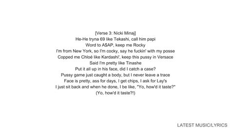 6ix9ine FEFE LYRICS Ft Nicki Minaj YouTube