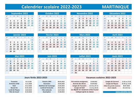 Martinique Calendrier Scolaire A Imprimer Calendrier Sexiz Pix