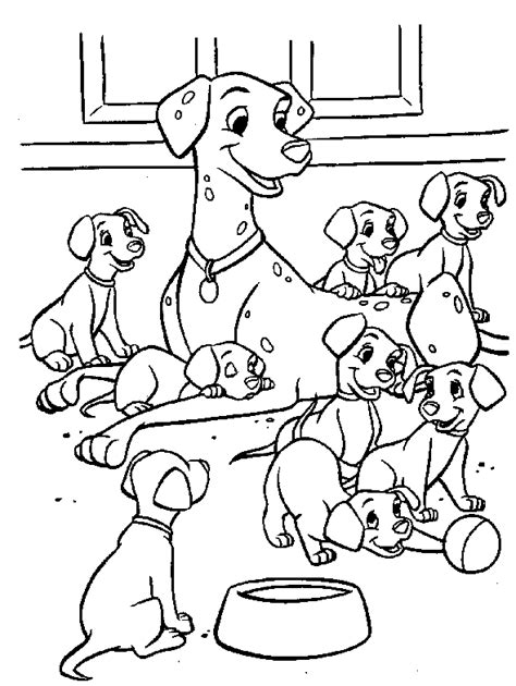 Pongo is the pet of roger radcliffe in the book and television series. Coloring Page - 101 dalmatians coloring pages 30