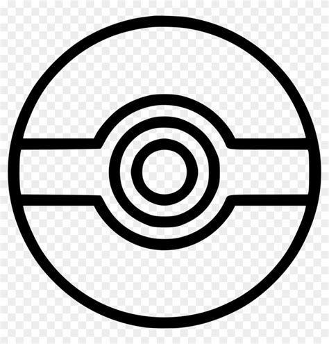 Pokemon Icon Free Download Pokemon Icon Pokeball Svg - Black White Svg