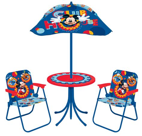 Mickey mouse shelf, shelf for baby nursery, kids room, wall decorations, decorations for bedroom, disney fans treasure, decor, wall artwork. Kids Only! Classic Patio Set - Disney Mickey Mouse ...