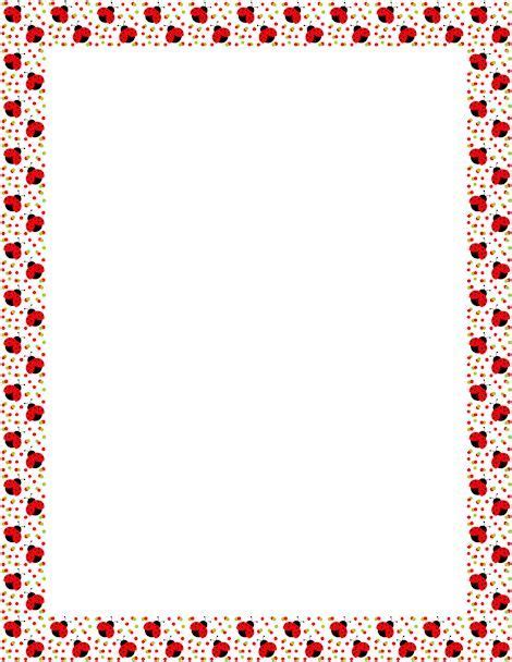 Free Printable Ladybug Borders Printable Templates