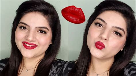 Classic Red Lip Makeup Tutorial Youtube