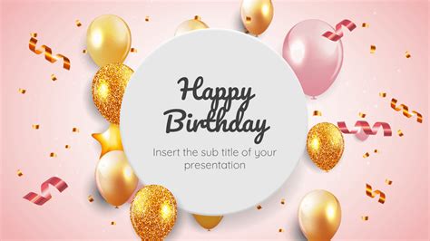 Free Birthday Powerpoint Templates Printable Form Templates And Letter