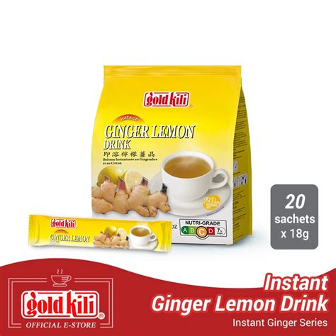 Gold Kili Instant Honey Ginger Lemon Drink Shopee Singapore