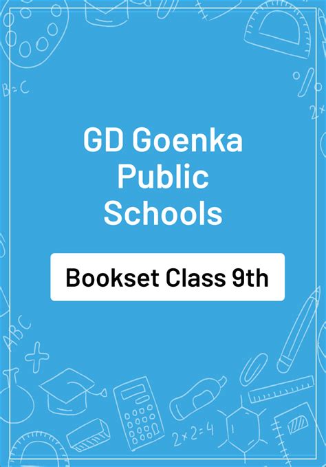 Gd Goenka Public Schools Book Set Class 9 2023