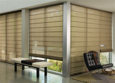 Most doors don't have enough depth, so you'll have to install the window treatment on the wall. Shades For Sliding Glass Doors | Window Treatments Design Ideas
