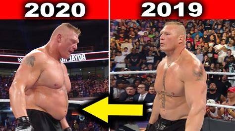 10 Surprising WWE Body Transformations Brock Lesnar John Cena More