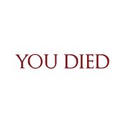 You Died - Dark Souls by | Spreadshirt png image