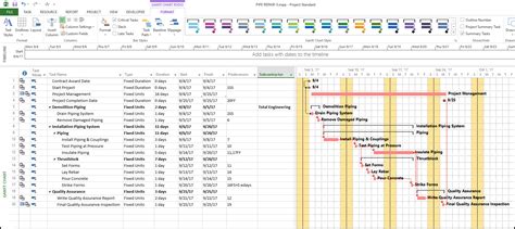 Microsoft Project And Copying Down A Column Using Fill Down