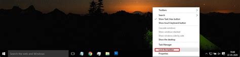 How To Change The Height And Width Of Windows 10 Taskbar