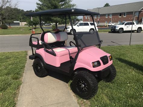 Michigan's springs are long with cool mornings, hot days and plenty of daylight. 2015 Club Car Lifted Electric Golf Car- Pink Phantom ...
