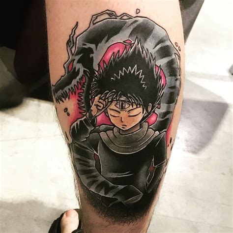 Anime Tattoos K On Instagram Yuyu Hakusho Tattoo By Stokesthebeard Follow