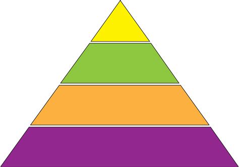 Clipart Concept Pyramid Diagram