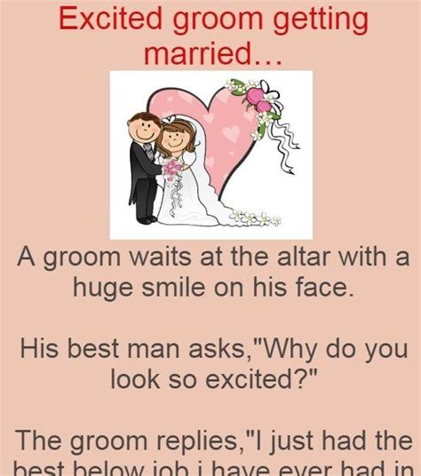 Excited Groom Getting Married Jokes Today Relationship Jokes