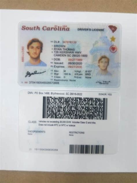 South Carolina Driving License Psd Template New Driving License Template