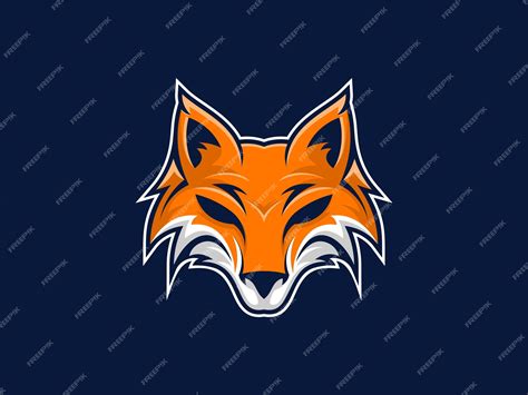 Premium Vector Fox Mascot Esport Cartoon Vector Logo Design