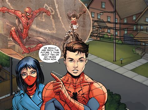 The Amazing Spider Man And Silk Spiderfly Effect Infinite Comic 003