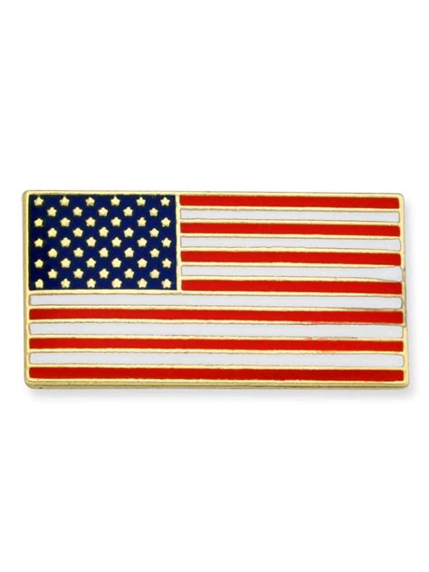 American Flag Bar Pin