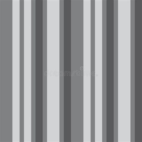 Grey Stripe Seamless Pattern Background In Vertical Style Stock Vector