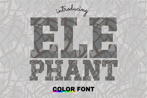 Elephant Font By Wadlen · Creative Fabrica