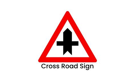 Cross Road Sign Means And How To Respond Driveeuae