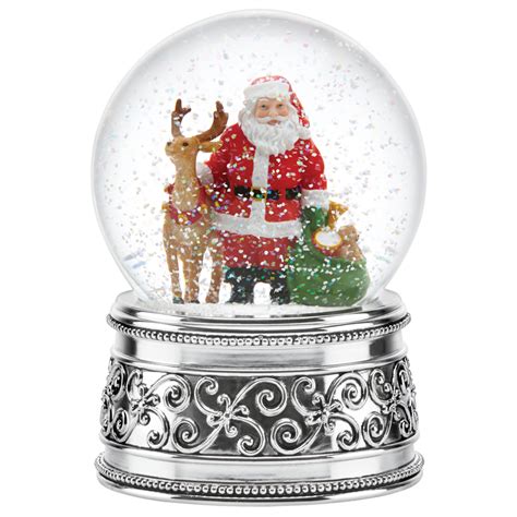 A cynical executive is upset about how the christmas movies she produces fall short of real life. Reed and Barton Santa and Reindeer Snow Globe | Reed and ...
