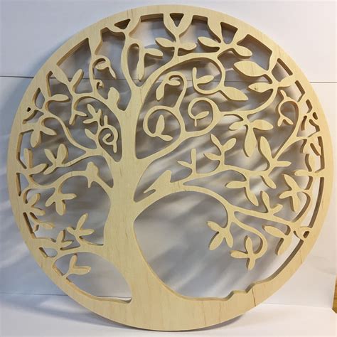 Baum des Lebens Holz Birke Multiplex | Kunst aus Holz