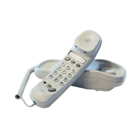 Cortelco Wall Corded Telephone With Volume Control White Itt 2554 V