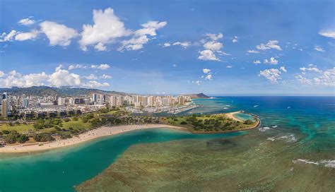 Diamond Head And Waikiki Panoramas Created By Panaviz