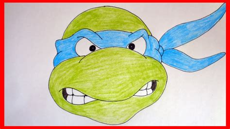 How To Draw Ninja Turtles Leonardo YouTube