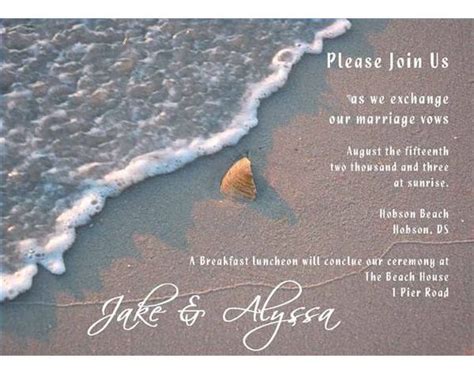 Maybe you would like to learn more about one of these? How to Make Your Own Beach Wedding Invitations | eHow.com | Beach wedding invitations, Beach ...