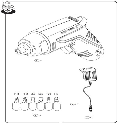 Dexter Vsd V Cordless Screwdriver Instruction Manual