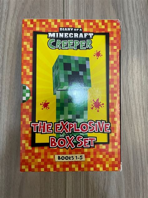 Diary Of A Minecraft Creeper The Explosive Box Set 興趣及遊戲 書本 And 文具 小朋友書 Carousell
