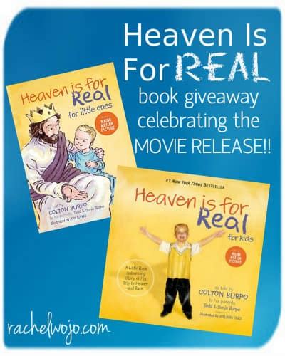 Heaven Is For Real Childrens Book Giveaway Rachel Wojo
