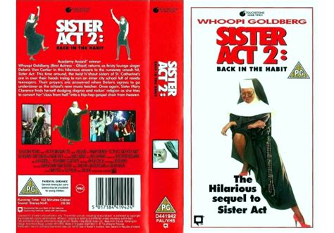 Sister Act 2 Back In The Habit 1993 On Touchstone Home Video United Kingdom Vhs Videotape
