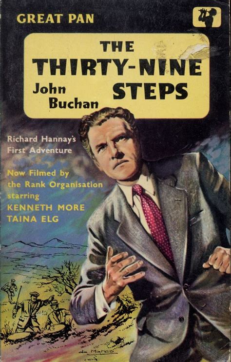 The Thirty Nine Steps John Buchan Book Versus Movie Book Cover Artwork